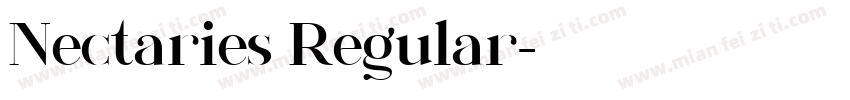 Nectaries Regular字体转换